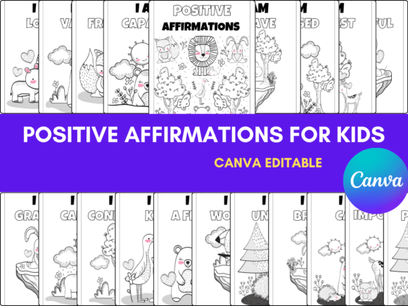 Affirmation Coloring Pages for Kids: Where Creative Expression Meets Emotional Development