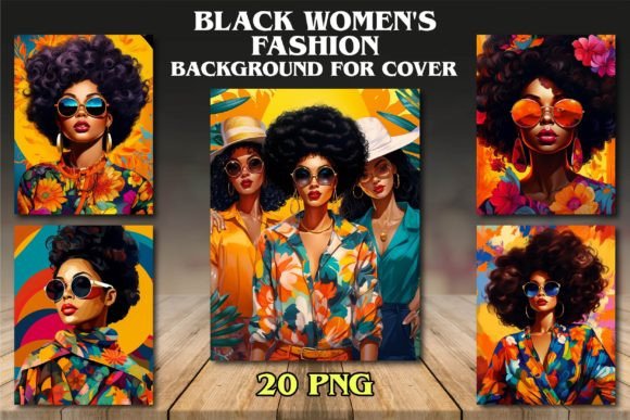 Black Women's Fashion Backgrounds