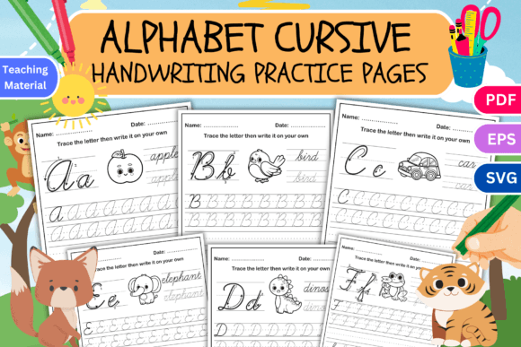 Cursive Alphabet Handwriting Practice