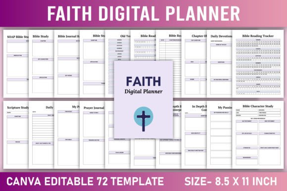 Editable Faith Digital Planner Canva: A Flexible, Print-Ready Tool for Intentional Spiritual Growth
