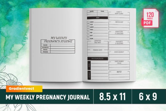 KDP My Weekly Pregnancy Journal Canva: The Smart, Stress-Free Way to Publish Your Pregnancy Planner on Amazon