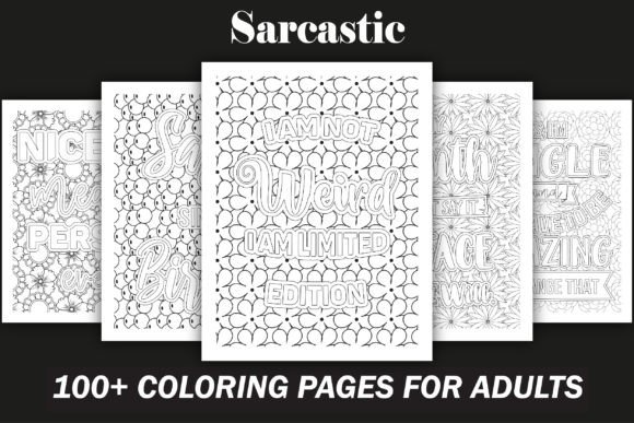 Sarcastic Quotes Coloring Page