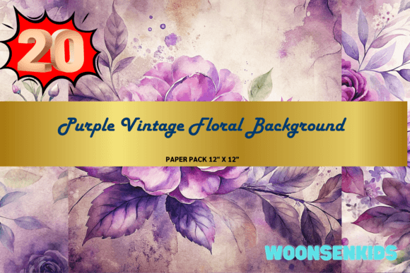 Why the Popular Purple Vintage Floral Background Watercolor PNG KDP Digital Paper Is Reshaping Creative Workflow for Modern Designers